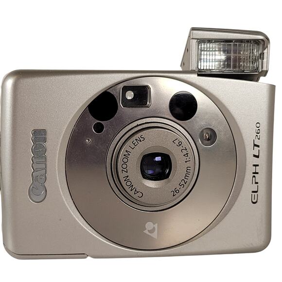 Canon ELPH LT260 IXUS Z50 APS Film Camera w/ Case & Manual - Tested Power - Picture 2 of 15